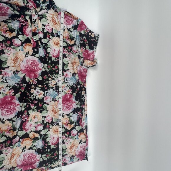 Bad Birdie Golf Polo Shirt Mens Floral Colorful Athletic Stretch Small S LNC - Picture 8 of 12